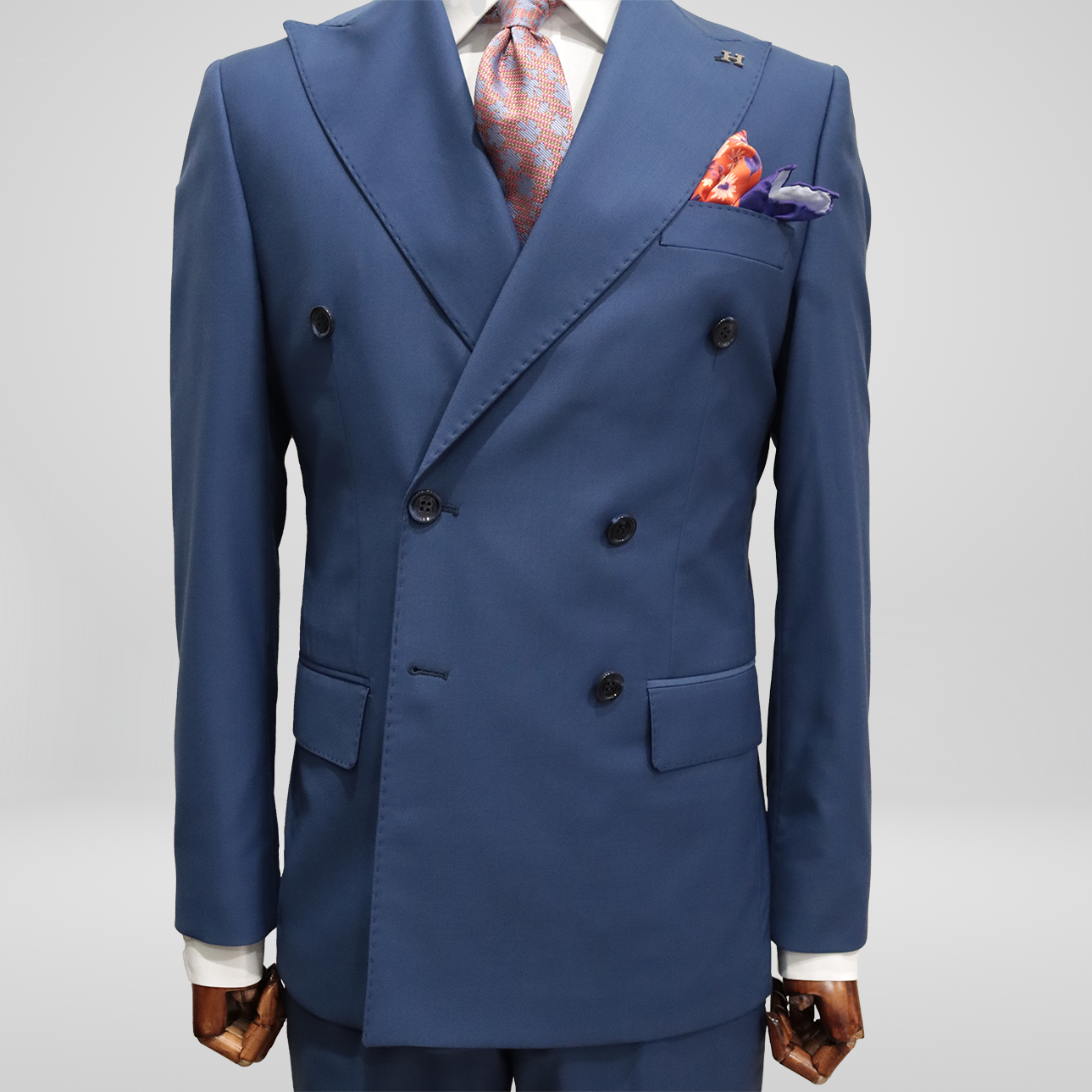 Royal Blue Double Breasted Suit