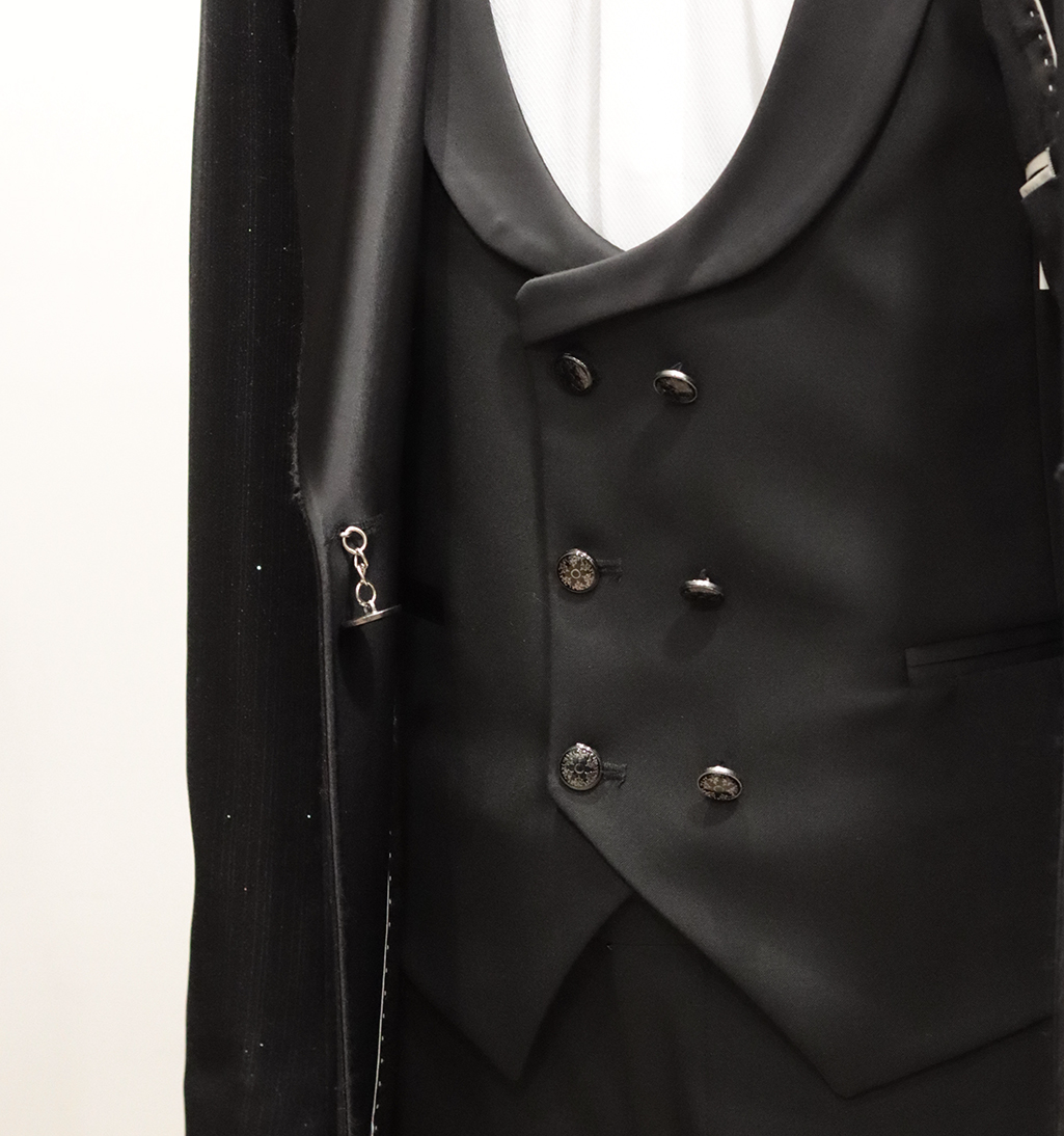 Shimmer Satin Shawl Lapel Tuxedo