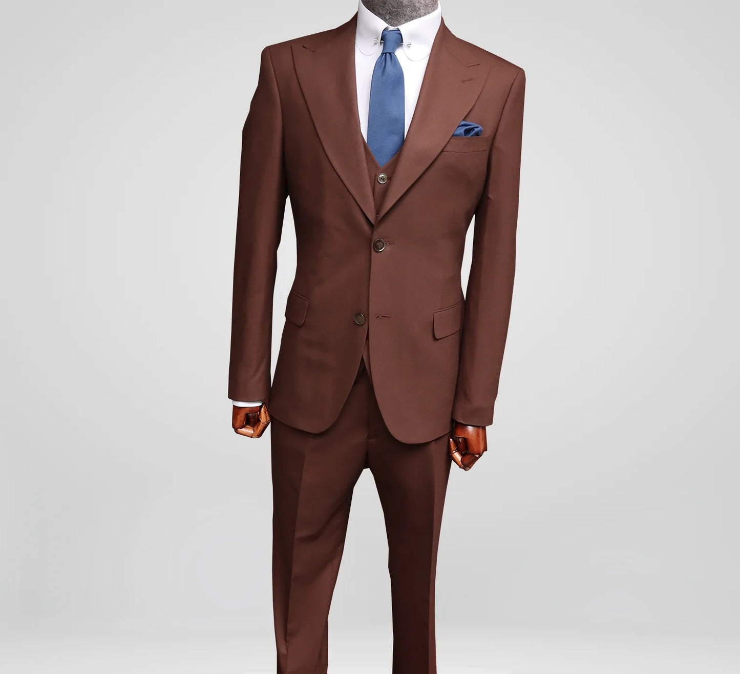Coffee Brown Three Piece Suit