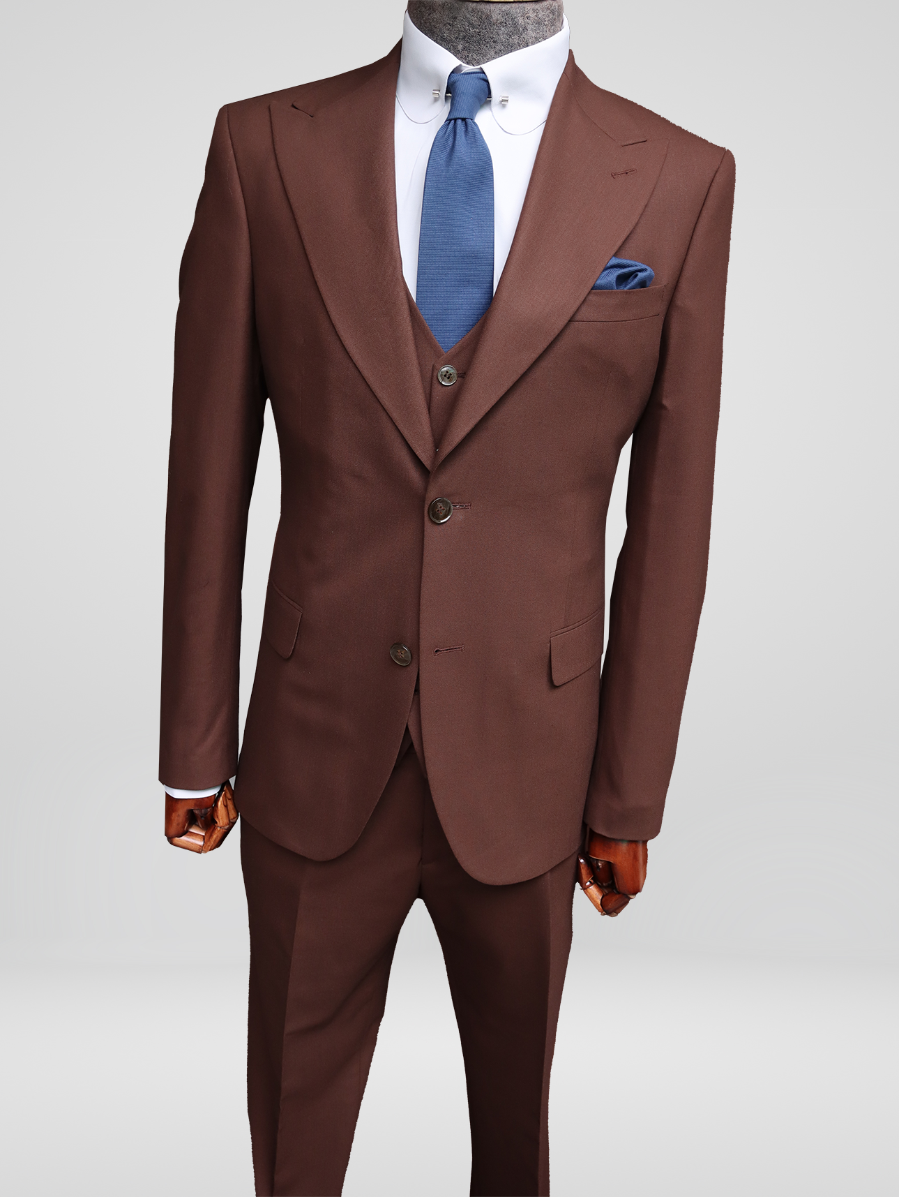 Coffee Brown Three Piece Suit