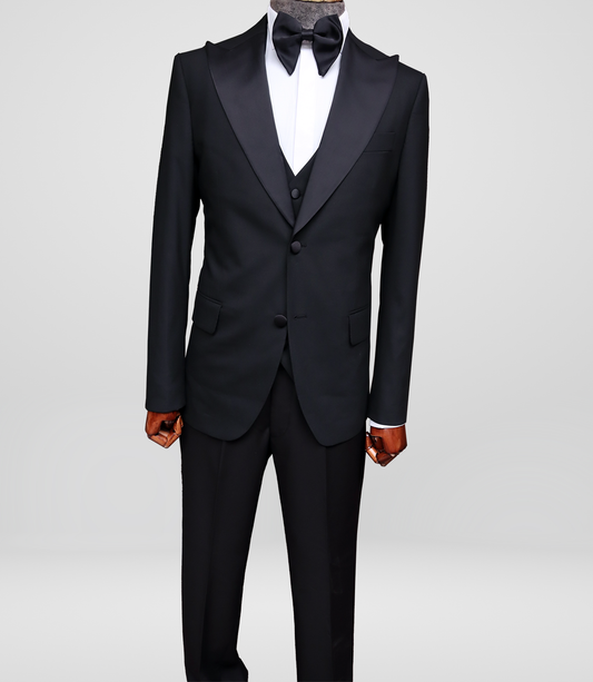 Black Three Piece Tuxedo