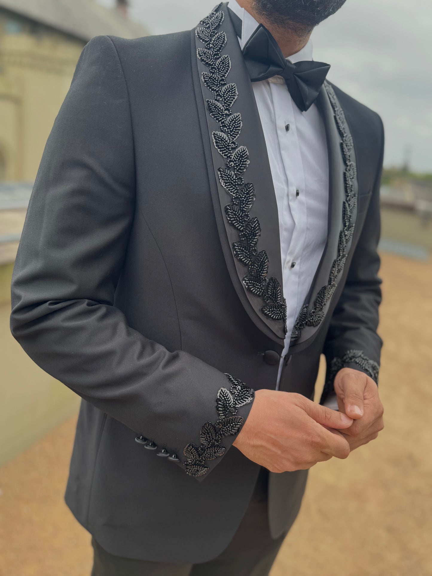Beaded Black Tuxedo