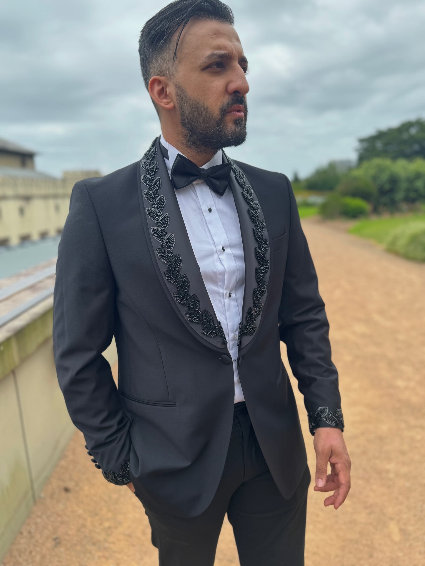 Beaded Black Tuxedo