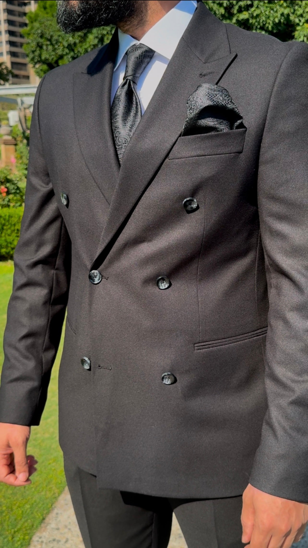 The Black Crown Double Breasted Suit