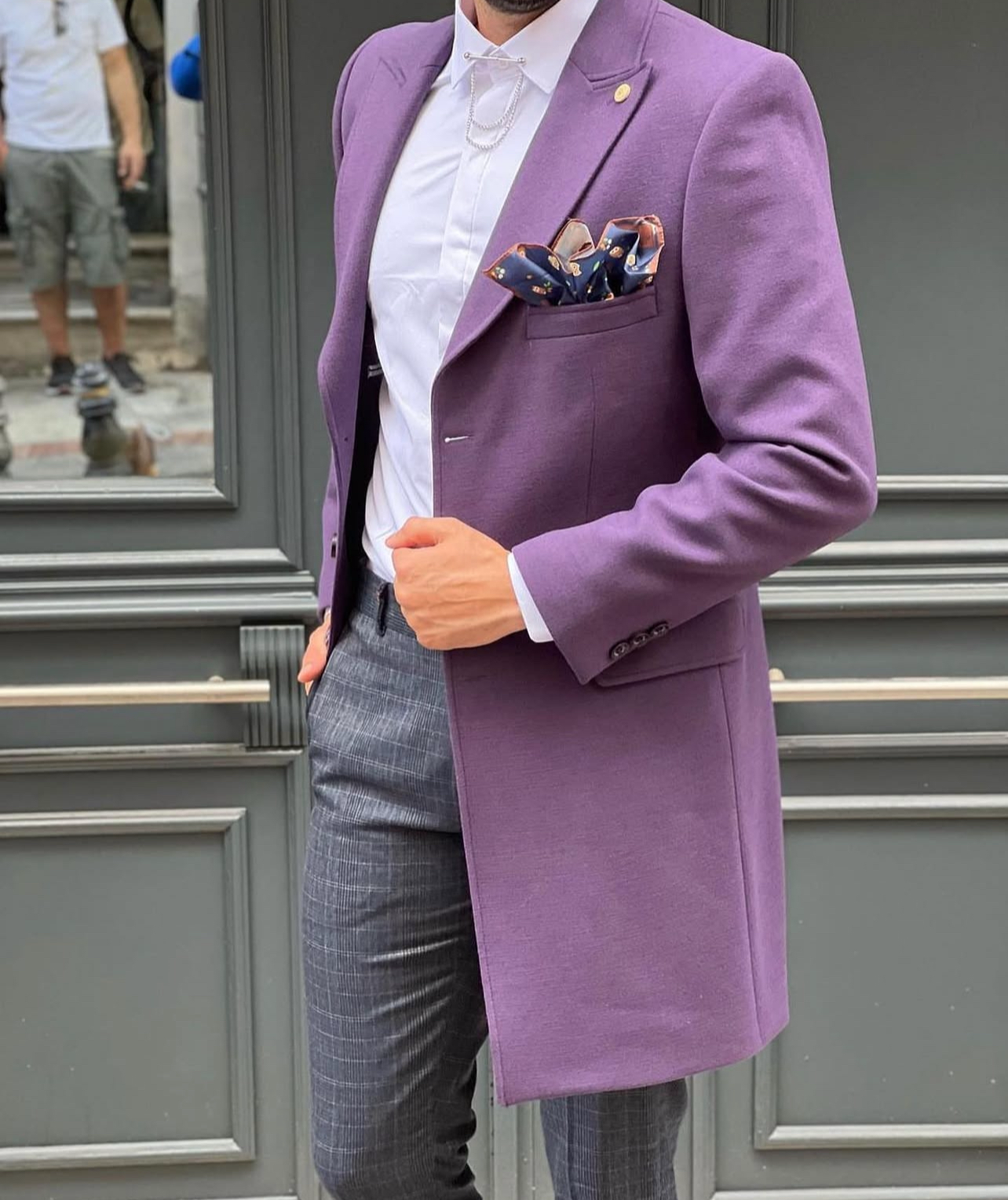 Lavender Cashmere Coat