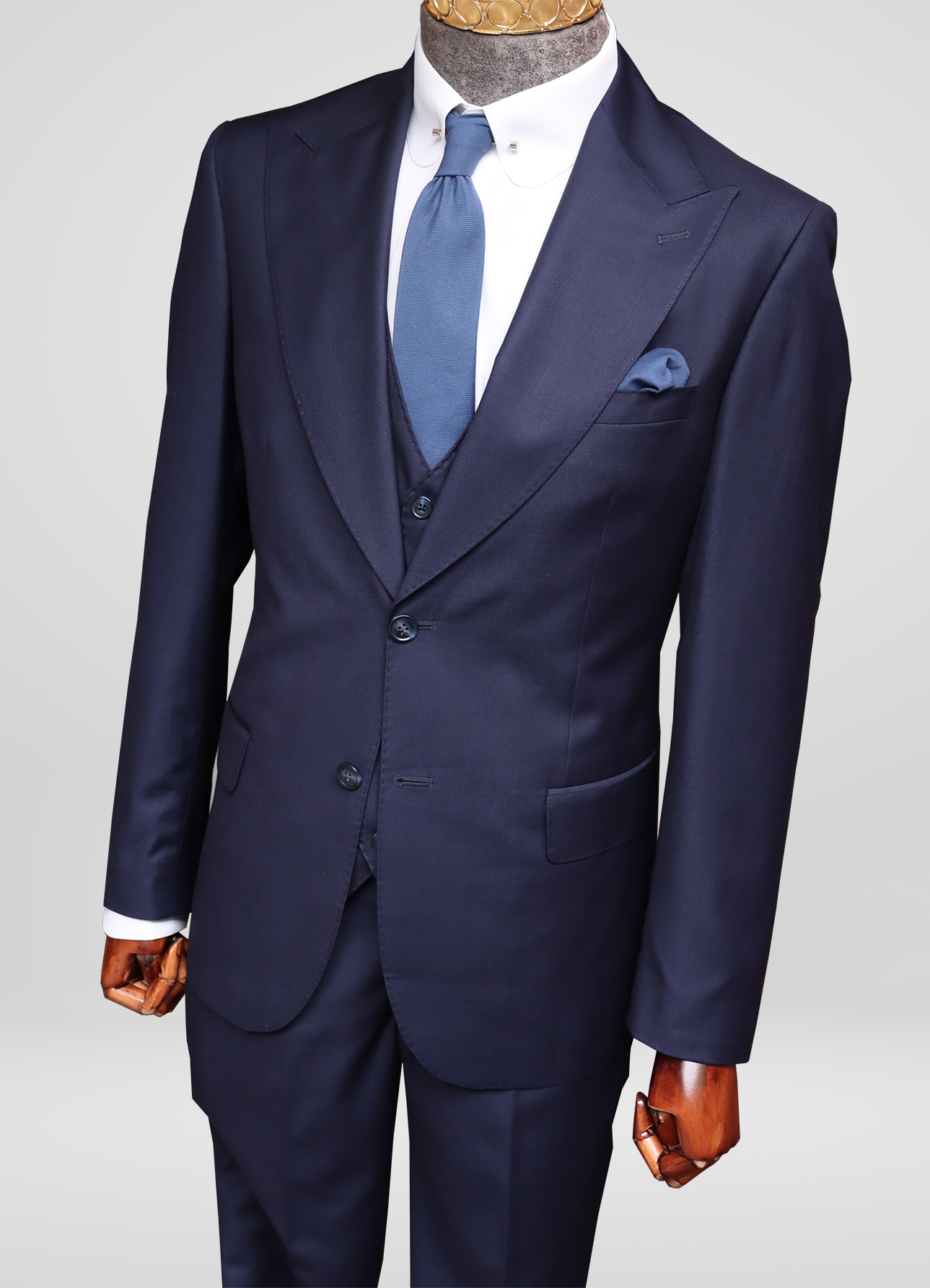 Navy Three Piece Suit