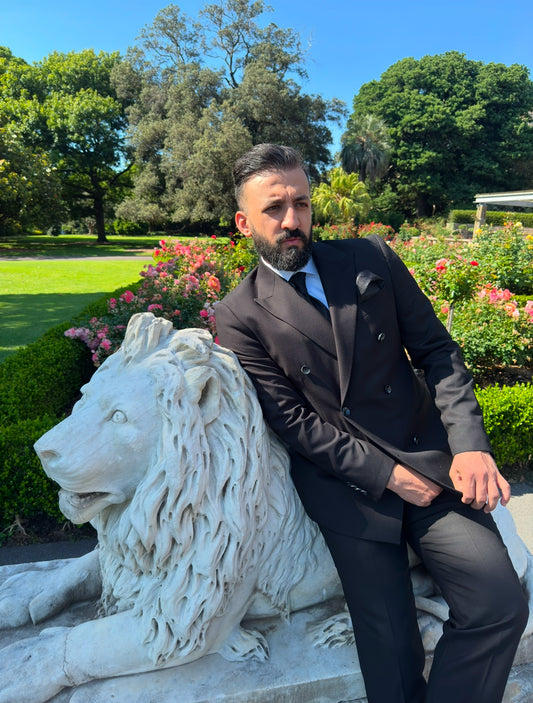 The Black Crown Double Breasted Suit