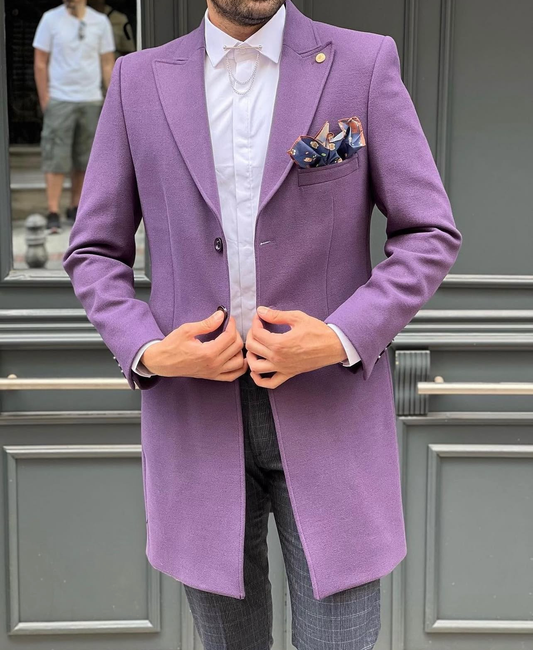 Lavender Cashmere Coat